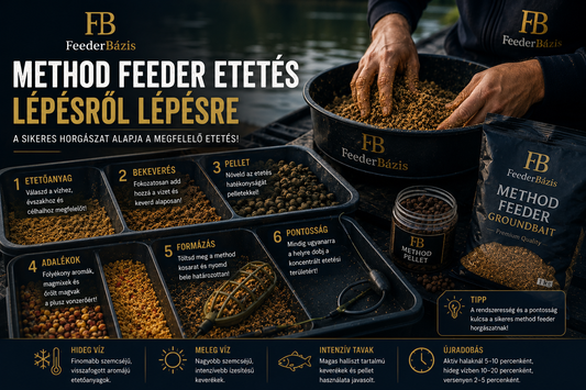 Method feeder etetés lépésről lépésre