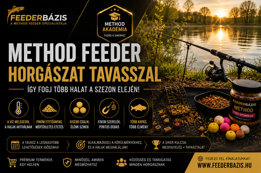 Method feeder horgászat tavasszal – Így fogj több halat a szezon elején